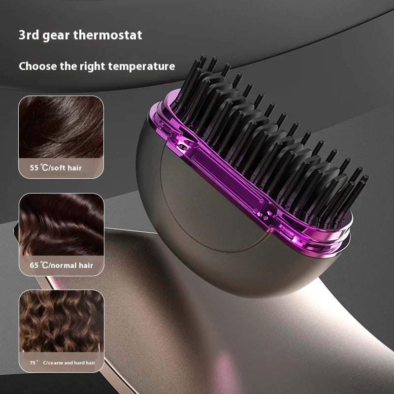 Portable Steam Hair Straightener - USB Rechargeable