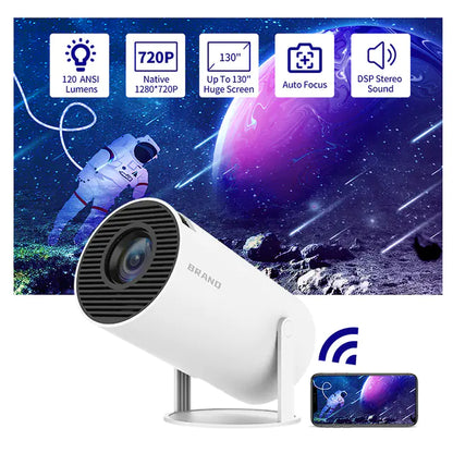Salange HY300 Mini Smart Projector with 5G WiFi