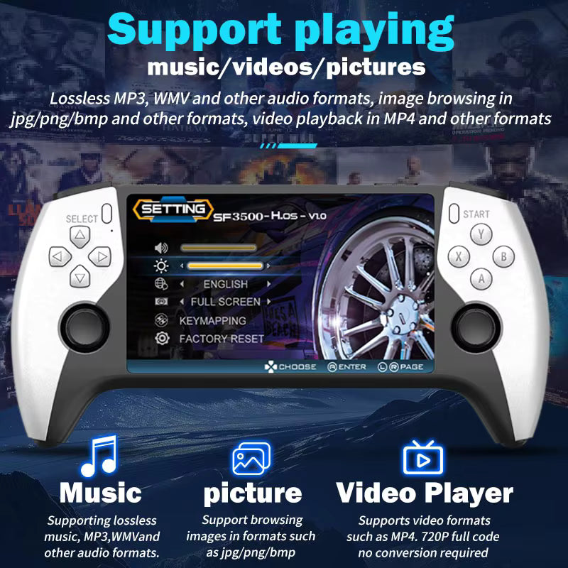 X9 Retro Gaming Console - 20,000 + Classic Games with 5.5" HD Screen