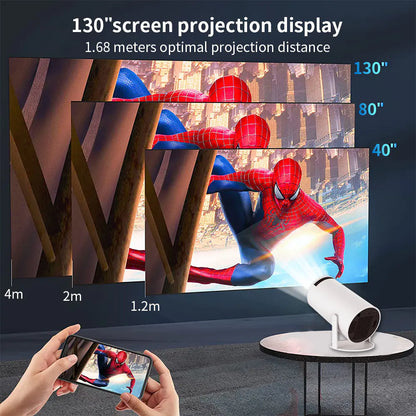Salange HY300 Mini Smart Projector with 5G WiFi