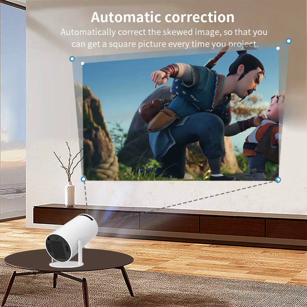 Salange HY300 Mini Smart Projector with 5G WiFi