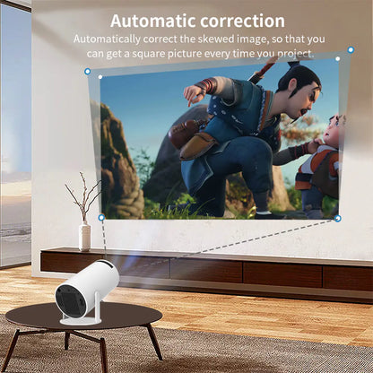 Salange HY300 Mini Smart Projector with 5G WiFi